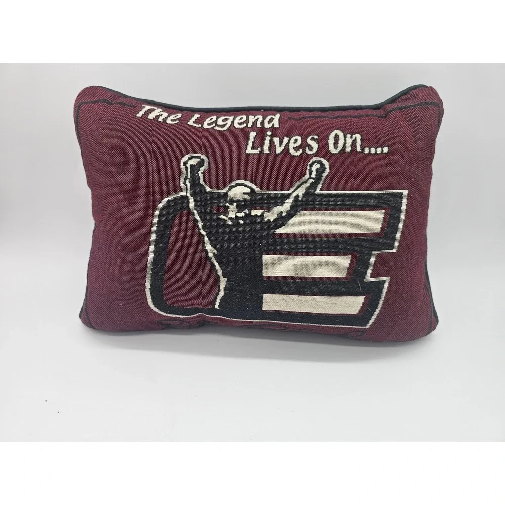 Dale Earnhardt Sr #3 The Legend Lives On Decorative Tapestry Throw Pillow